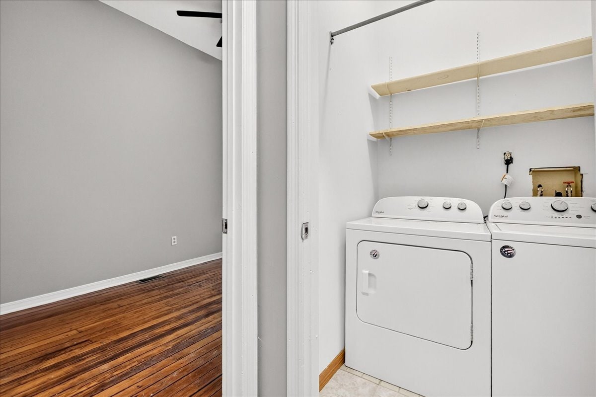 Upstairs Laundry Area. Washer and Dryer Included! - 2350 S 10th St