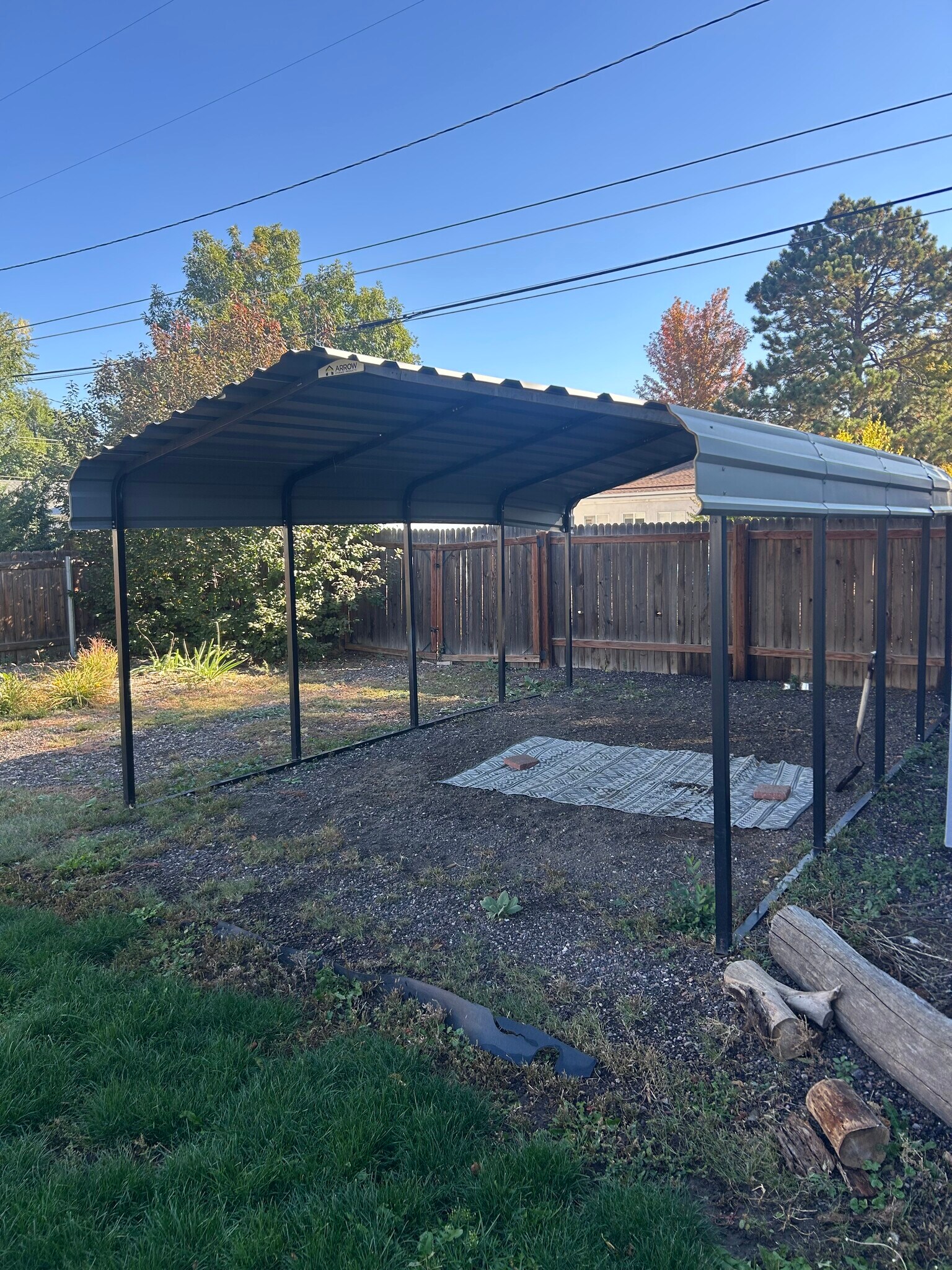 Covered car port - 3121 N Arcadia St