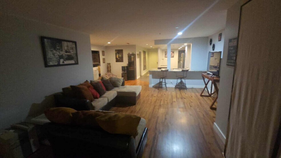 Living room with Murphy bed - 44 W Broadway