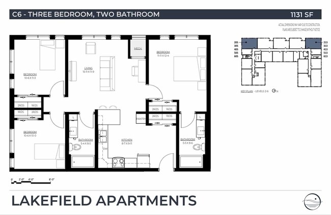 Floorplan - Lakefield Apartments