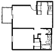 1BR/1BA - Governeour Manor Apartments