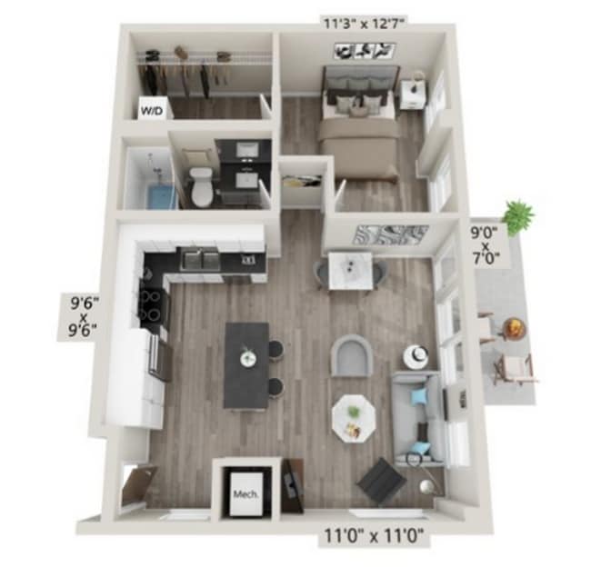 Floorplan - METRIC Apartments