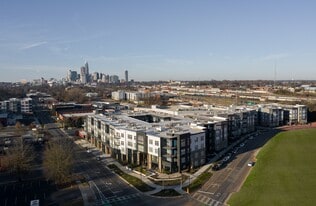Panoramic Community View of NoDa Flats and Surrounding Neighborhood - NoDa Flats