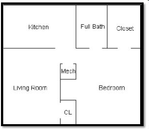 1BR/1BA - Cedar Crest Apartments