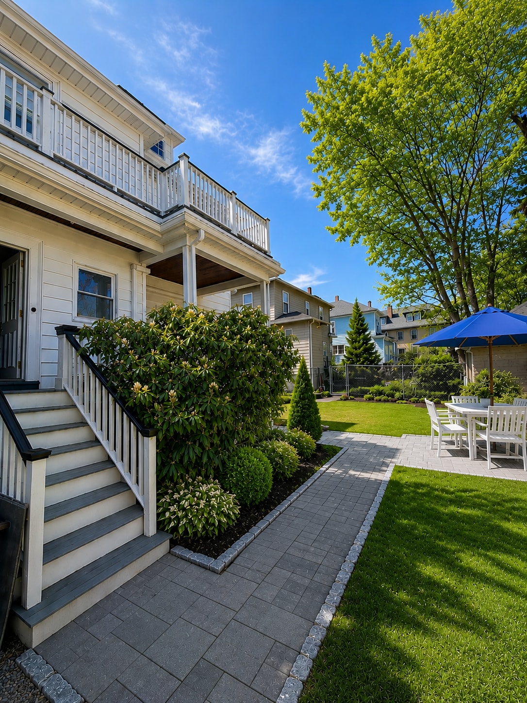 Porch & yard - 25 Undine Rd