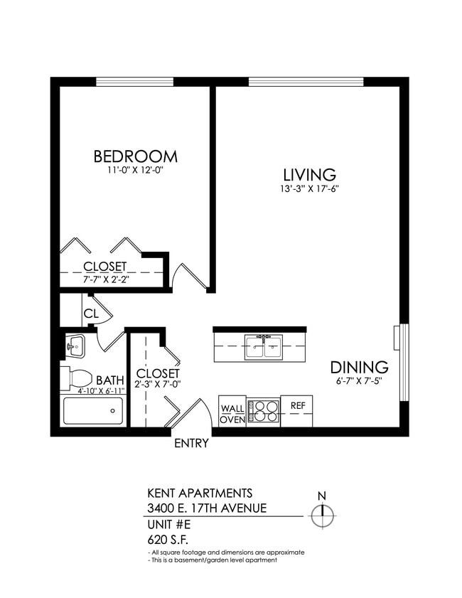 Floorplan - Kent Apartments