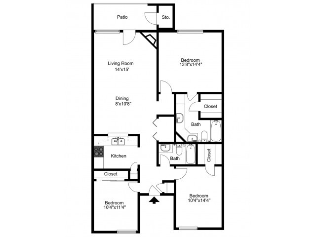 Floorplan - Westmount Place Apartments