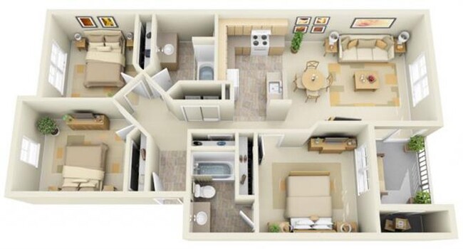 Floorplan - Stillwater Apartments