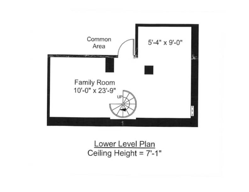 Finished basement - 111 W Dedham St
