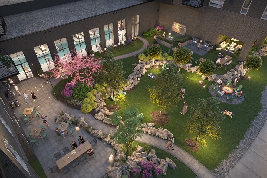 Exterior Courtyard - The Finch