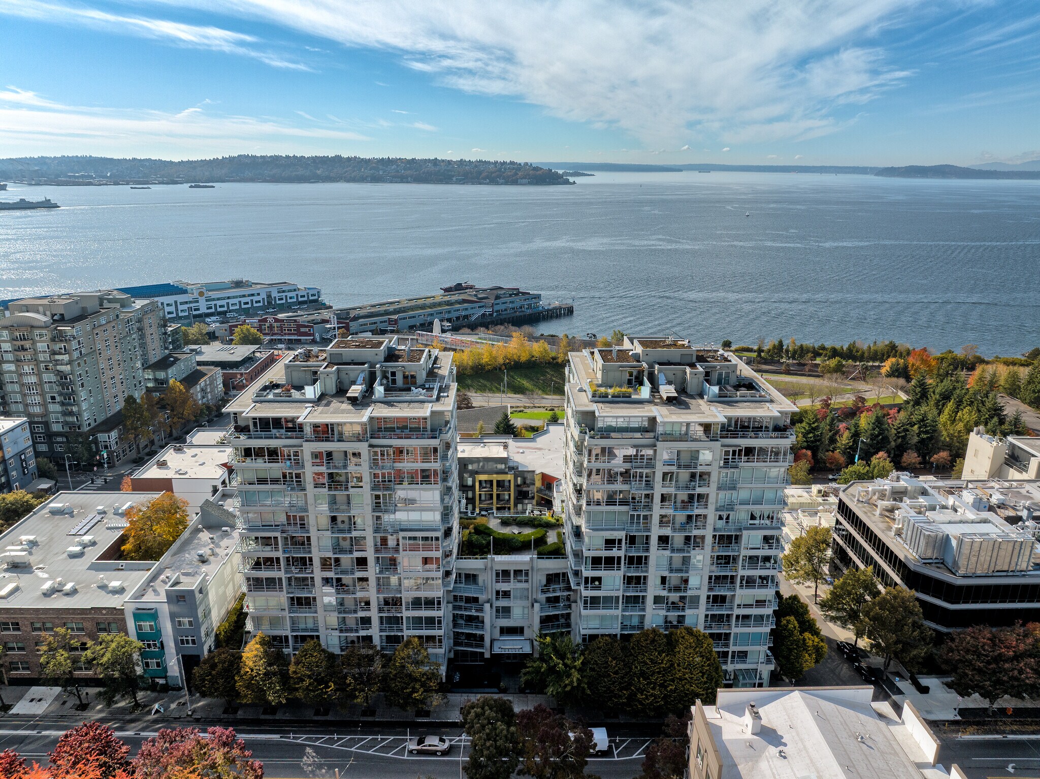 Elegant two towers overlooking Elliott Bay, sophisticated design, timeless views. - 2929 1st Ave