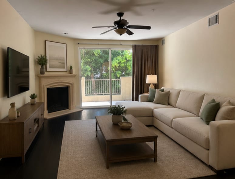 Living Room - 13200 Moorpark St