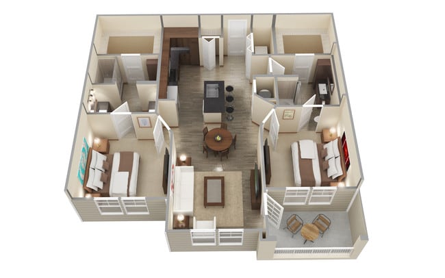 Floorplan - Messina Luxury Apartments
