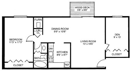 1BR/1BA - Tall Oaks Apartments