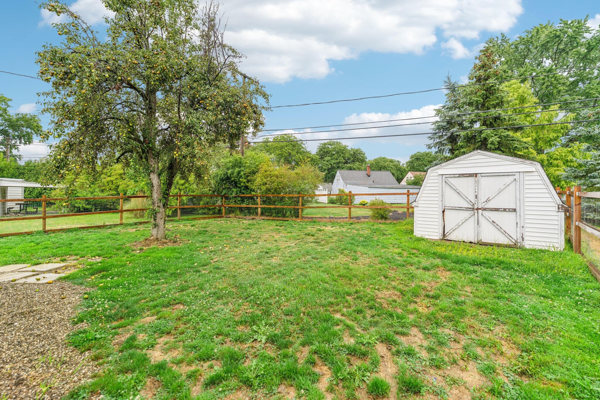 backyard storage shed - 1639 Harwich Rd