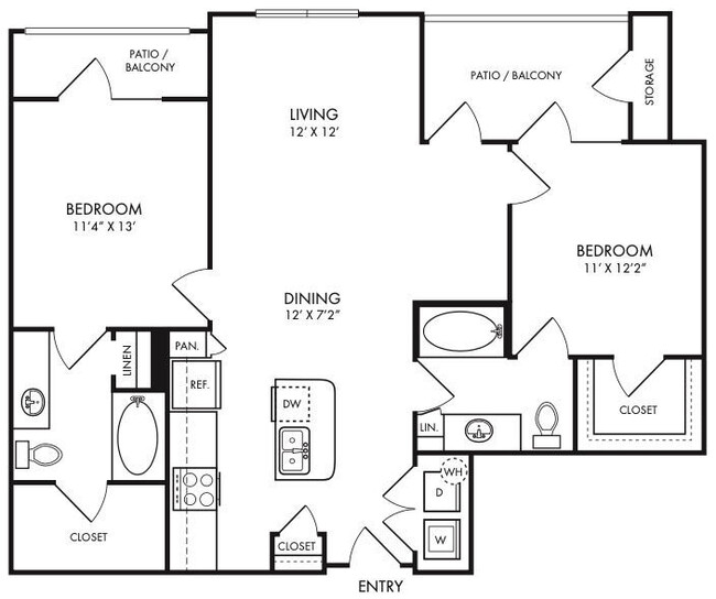 Floorplan - The Mark at Midtown Park