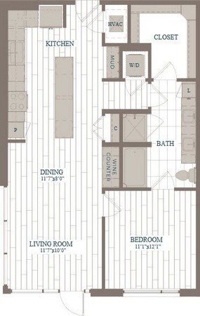 Floorplan - The Hudson