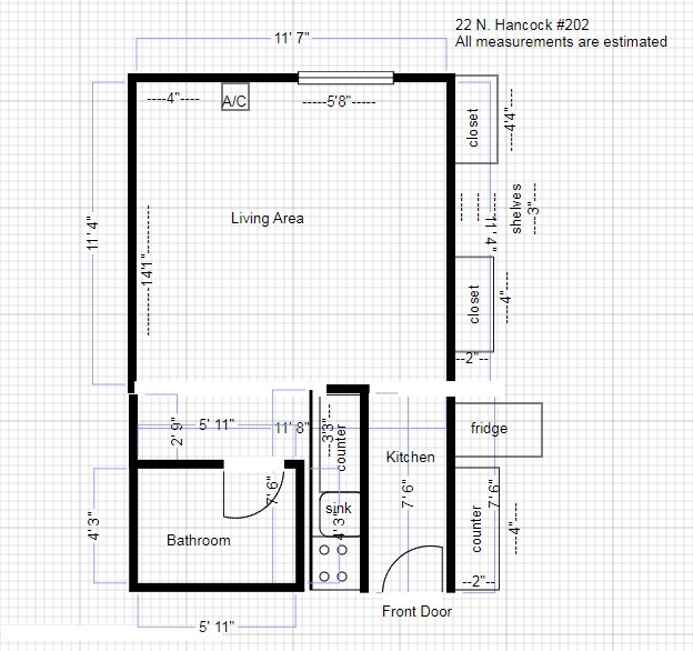 22 N. Hancock St, #202 Blueprint - 22 N Hancock St