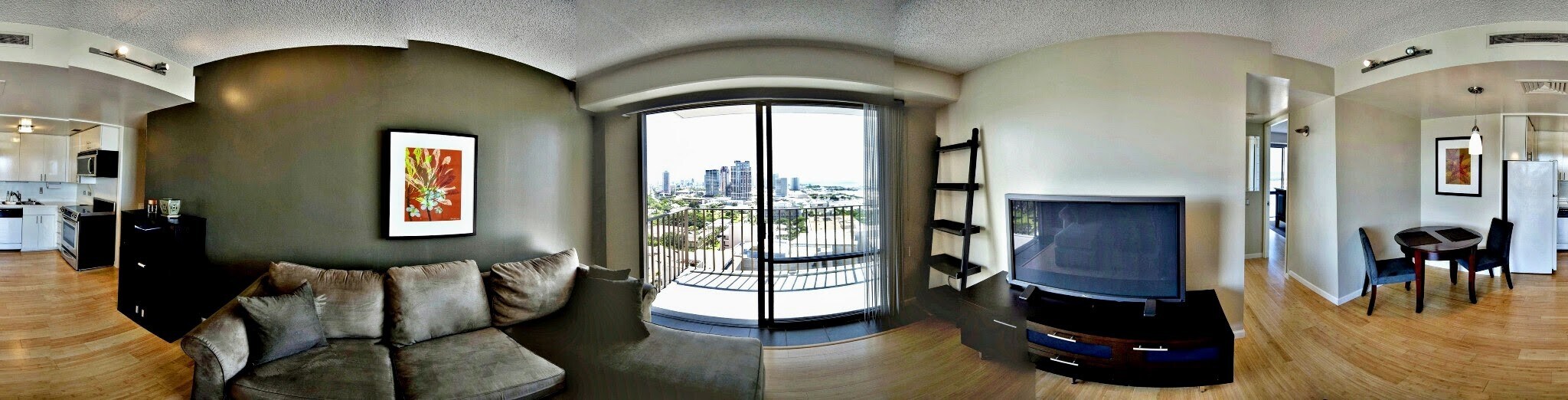 Balcony, Kitchen, Living, Dining, 360° Panoramic - 225 Queen St