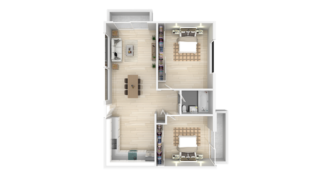 Floorplan - Trailhead Apartments at Tam Junction