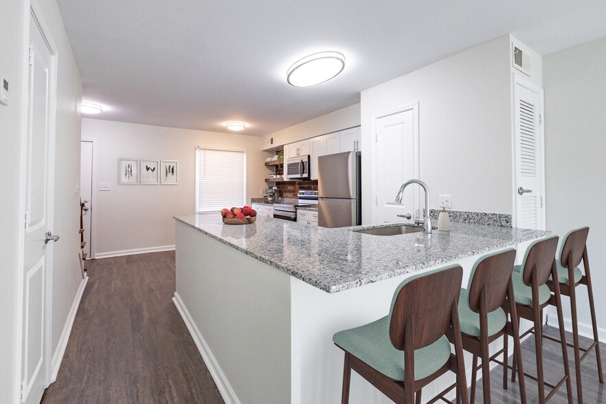 Monon Place I - Townhome Kitchen - Monon Living