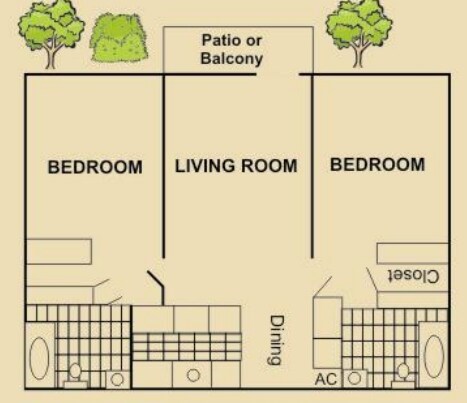 2BR/2BA - Falls of West Oaks