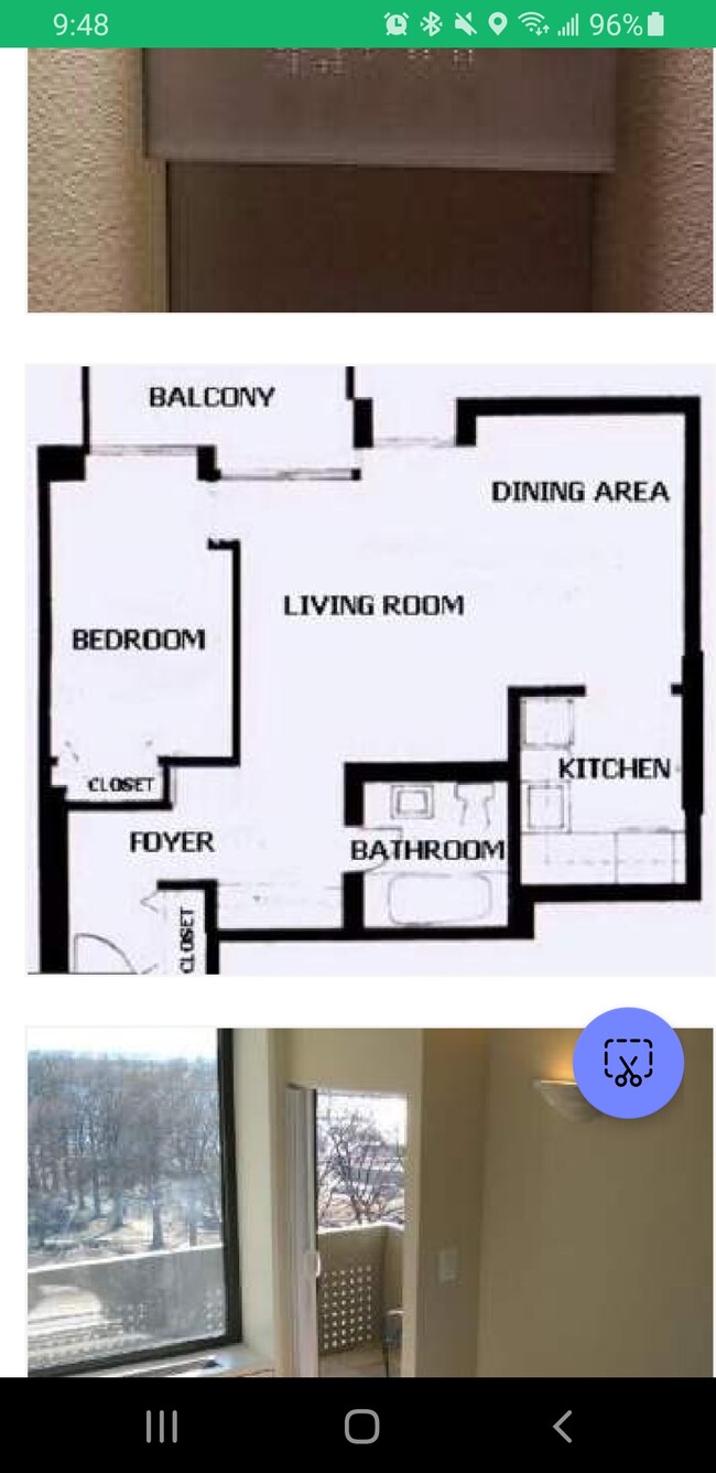 Unit layout for W608 - 490 M St SW