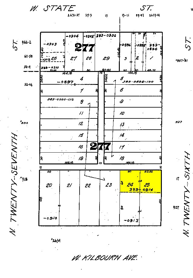 Plat Map - 917 N 26th St