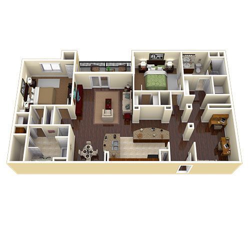 Floorplan - Triana Apartments