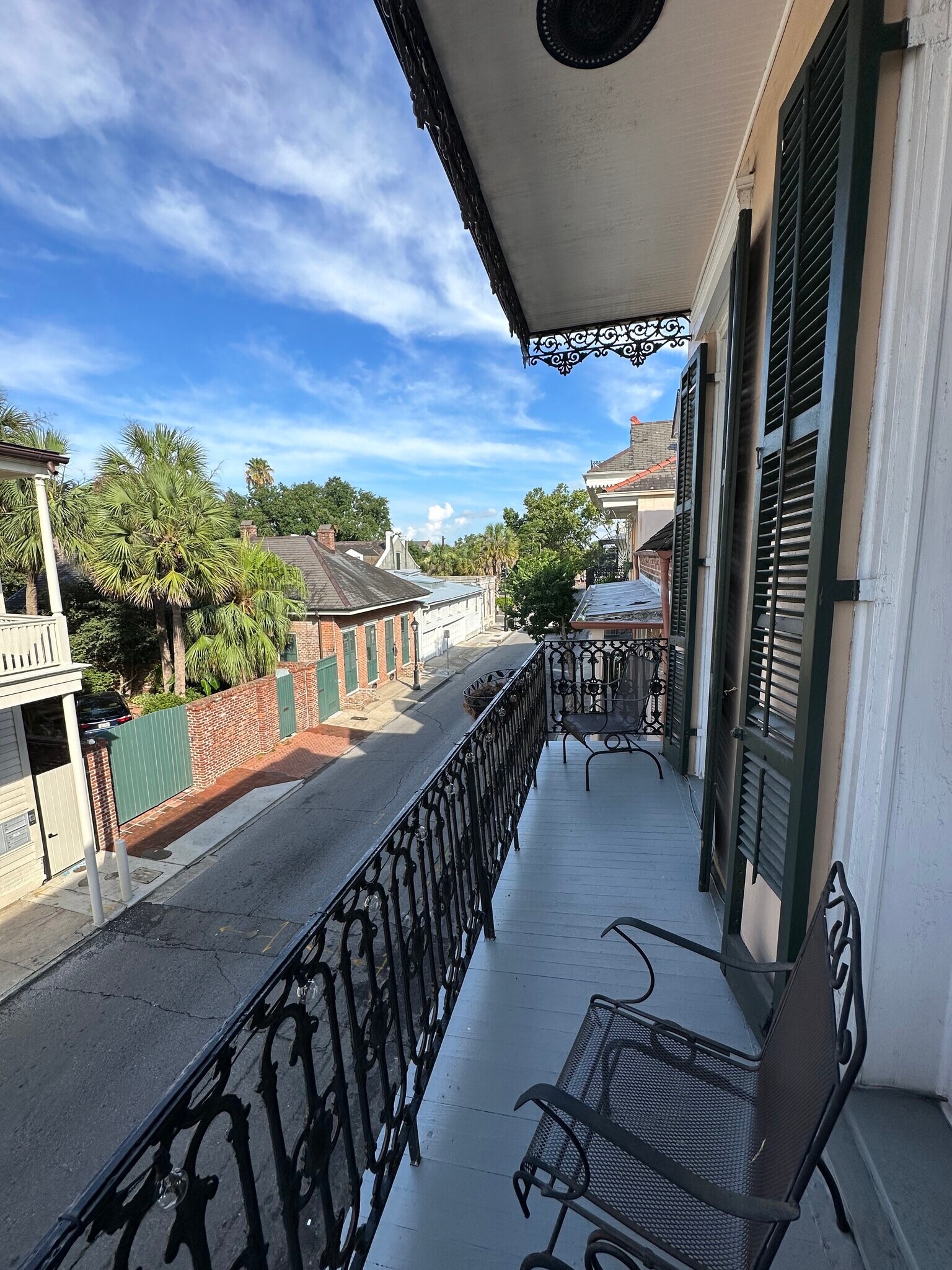 Balcony view (lake) - 821 Barracks St