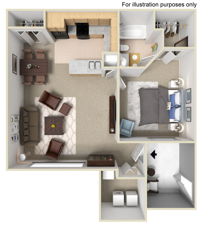 Floorplan - Mariner's Cove Apartments