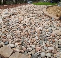 Beautiful easy maintenance rockscaping - 12103 Viewpoint Dr