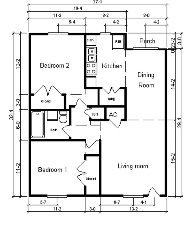 2BR/1BA - Cypress Gardens