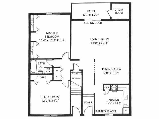 2BR/1BA - The Lakes