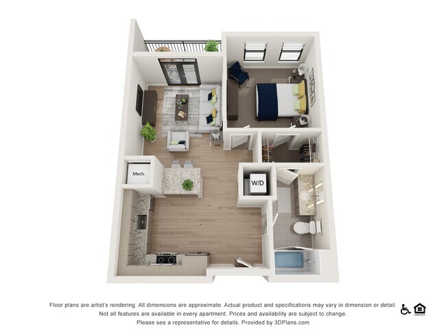 Floorplan - The Baxly Apartments