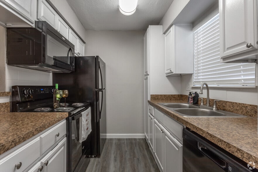 White & Brown Kitchen - Windfern Meadows
