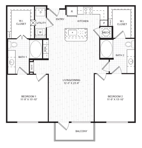 Floorplan - The Riley