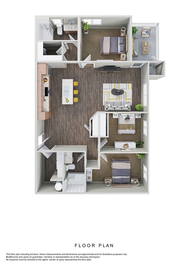 Floorplan - Ridge View Apartments