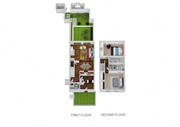 Floorplan - Indian Creek Apartments and Townhomes