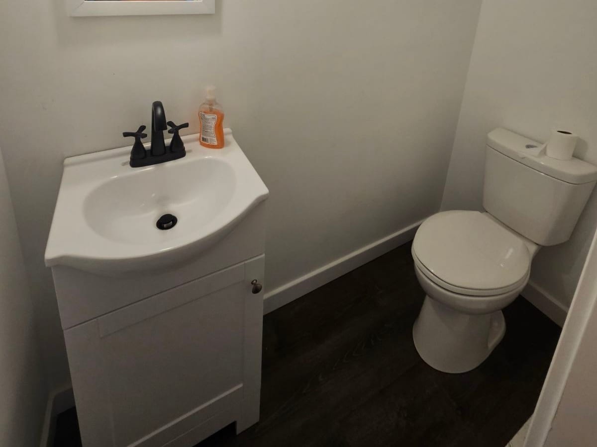 half bathroom - 3520 W Allegheny Ave