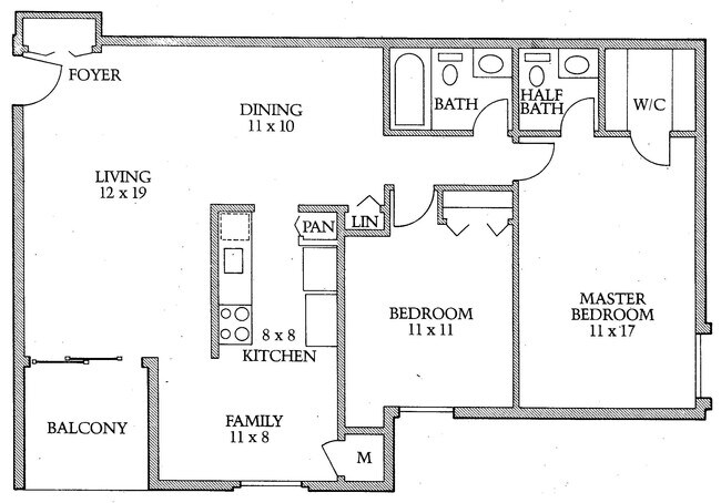 Floor Plan - 3326 Woodburn Village Dr