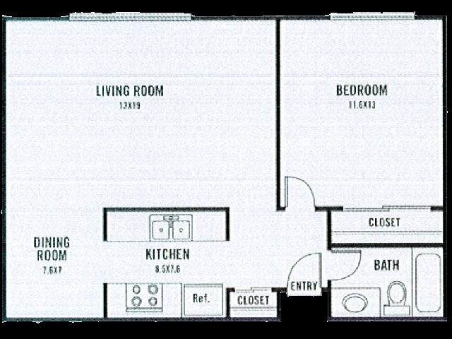 1BR/1BA - Coliseum Apartments