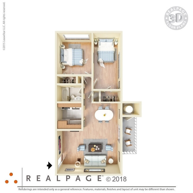 Floorplan - Berkshire and Barter Court Apartments