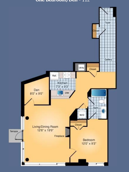 1BR/1BA - The Odyssey Condominiums