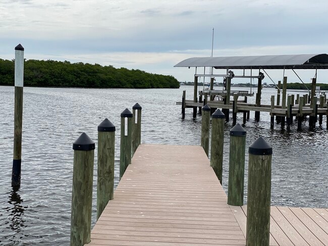 Fantastic water view from the dock - 160 Stanford Dr