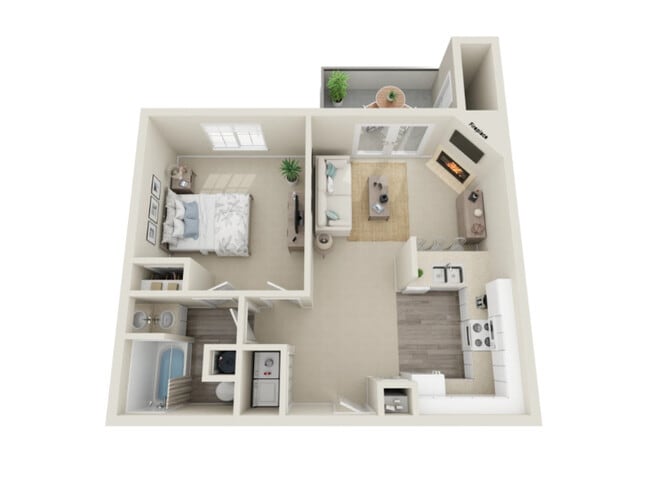 1 Bedroom, 1 Bathroom - Gibson Gardens