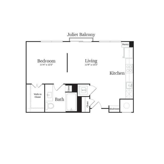 Floorplan - Vance at Bishop Union