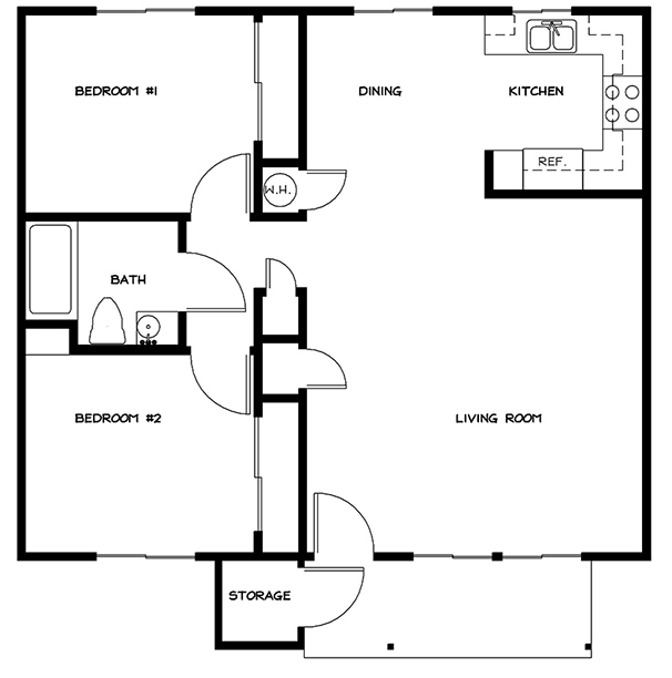 2BR/1BA - Meadows Apartments