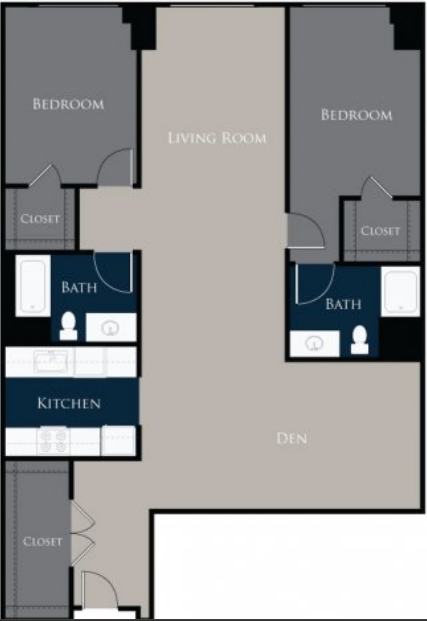 2BR/2BA - Manomet Place