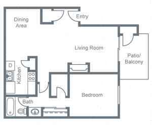 Floorplan - Siena Apartment Homes